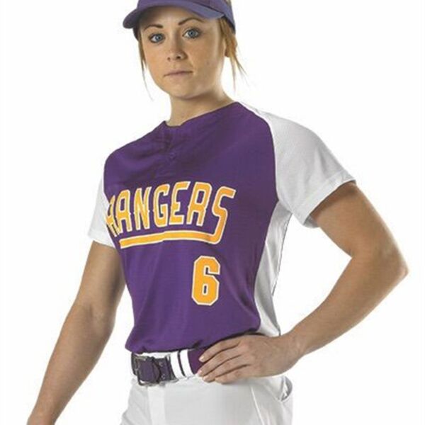 Girls' Two Button Fastpitch Jersey Thumbnail