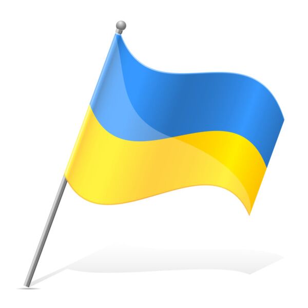 flag of ukraine vector illustration Thumbnail